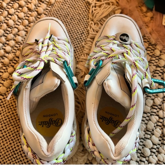 Buffalo London white platform sneakers size 7 - Picture 4 of 6